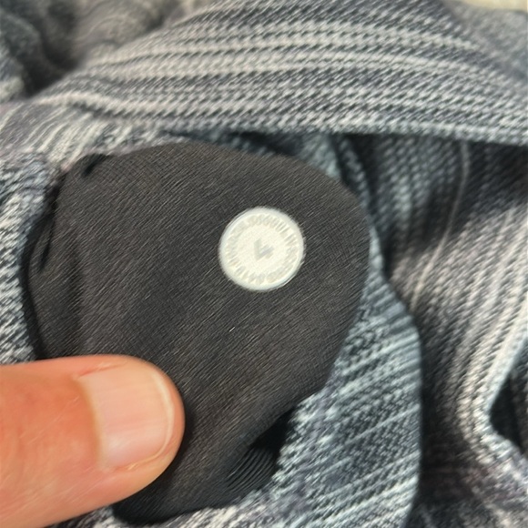 Lululemon Align Pant II 25" Mini Space Dye Herringbone Heathered Black White - Picture 4 of 5